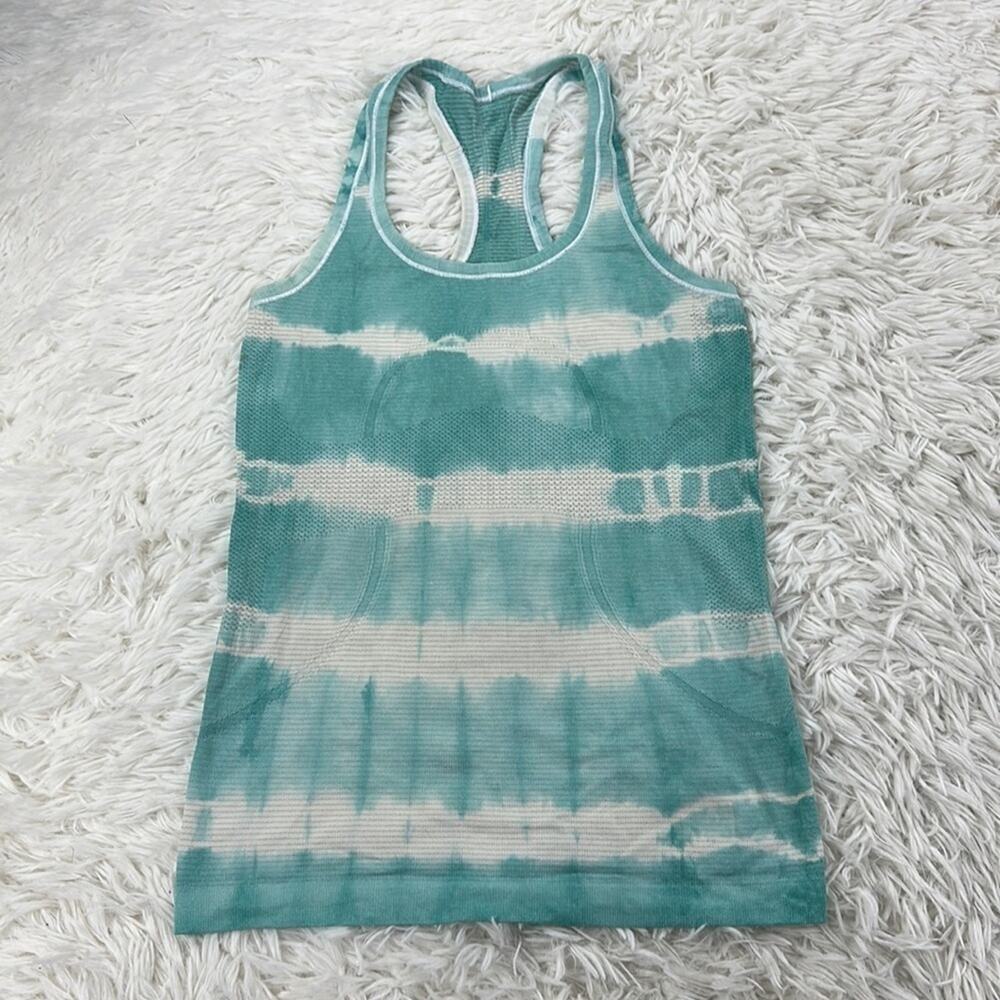 Lululemon Swiftly Tech Racerback Heathered Tranquil Blue
